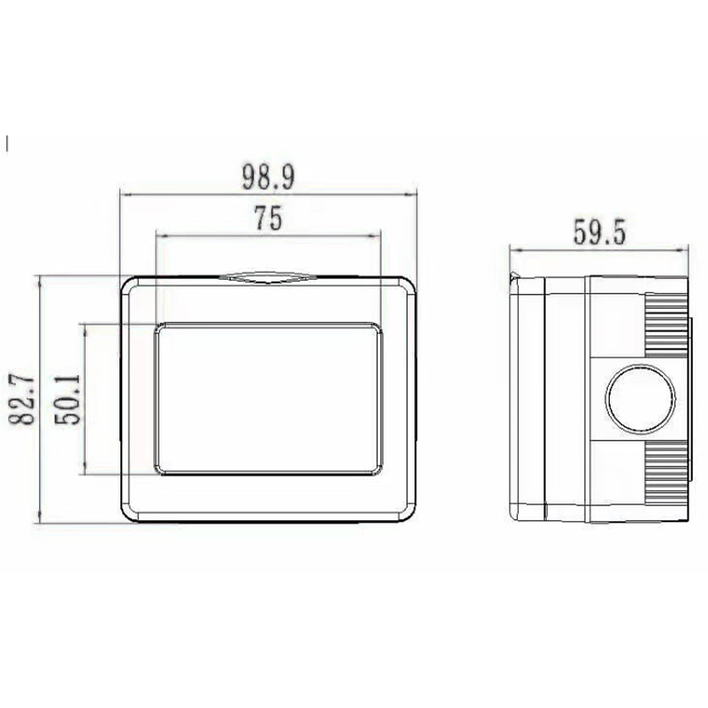 Presa interruttore resistente alle intemperie 13A HK4113-WP