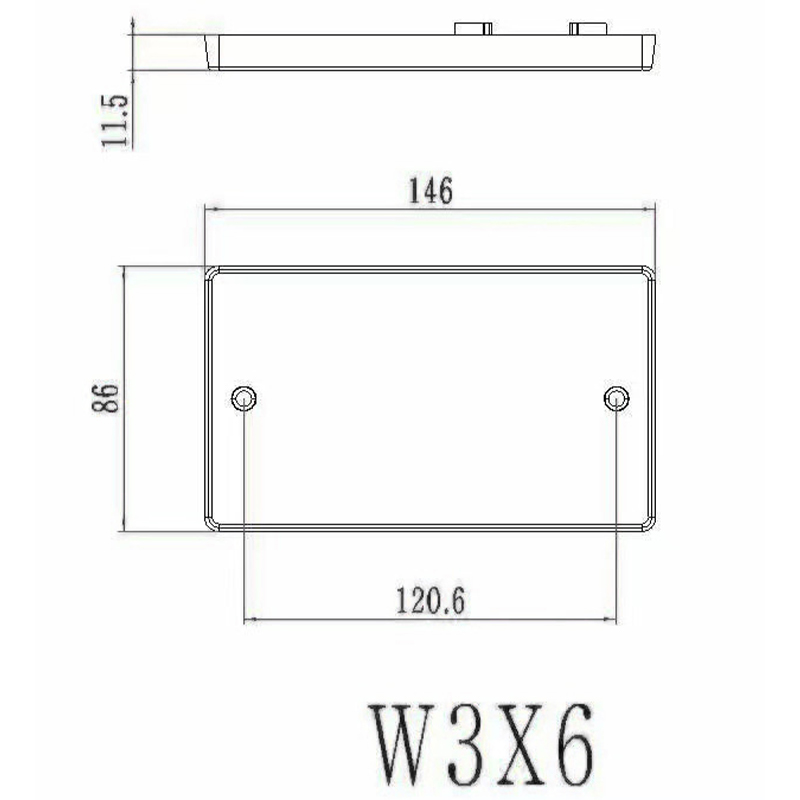 Presa commutata a 2 gang in bachelite 13A HK6213W