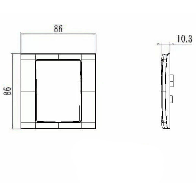 Presa satellitare in plastica a 1 banda HK6169S