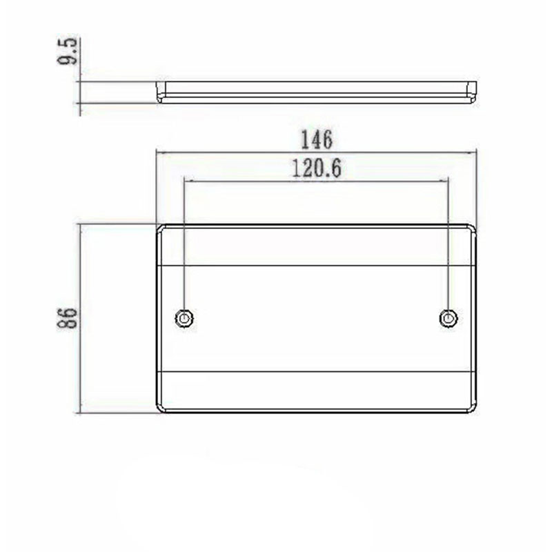 Interruttore a 2 vie a 6 bande in bachelite (3x6) HK6162V-36